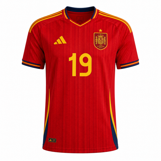 Jersey Espana 2026 Lamine Yamal #19 Paquete De 10