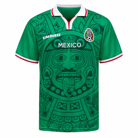 Jersey Mexico 1998 Retro Paquete De 10